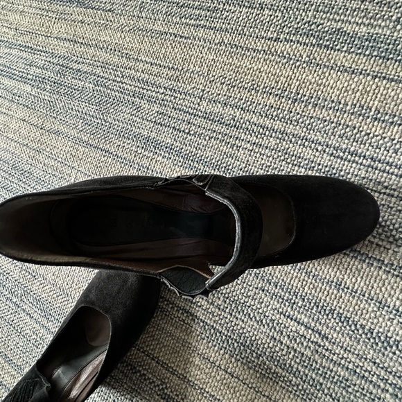 Black suede 9.5 wedges - Picture 5 of 6